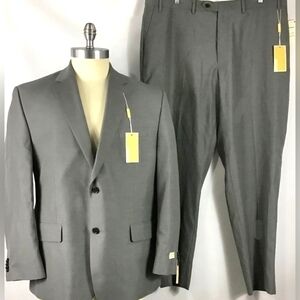 NWT Michael Kors Men's Grey Suit Separates Set - 44S Jacket & 40Wx30L Pants
